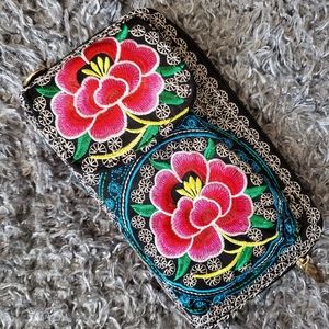 Embroidered Wallet